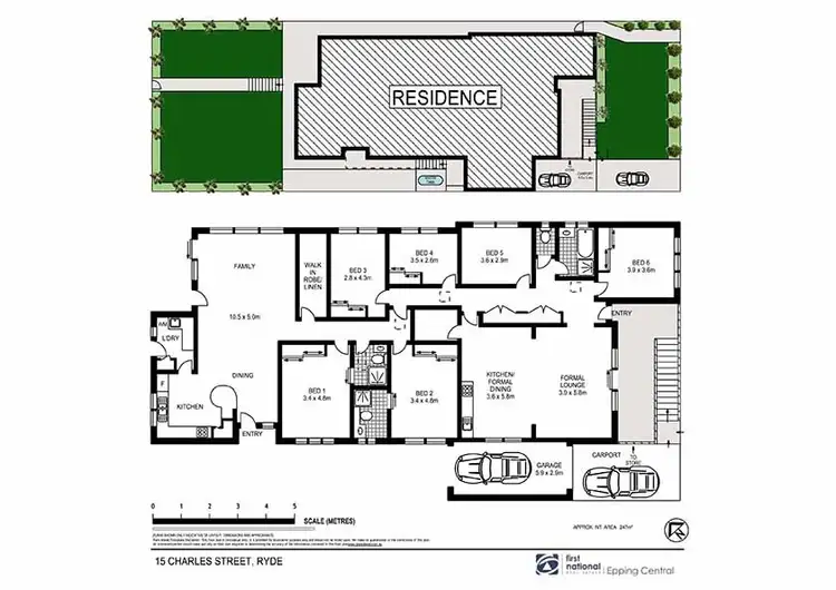 Floorplan of Homely house listing, 15 Charles Street, Ryde NSW 2112