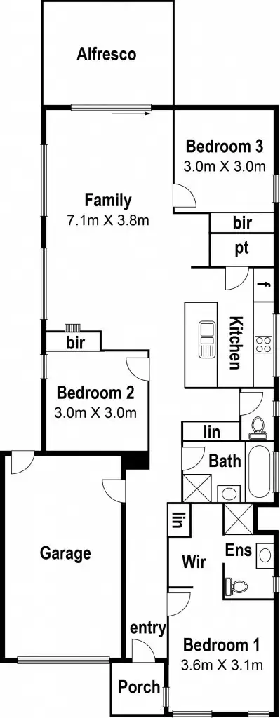 Floorplan of Homely house listing, 24 Brigantia Street, Epping VIC 3076