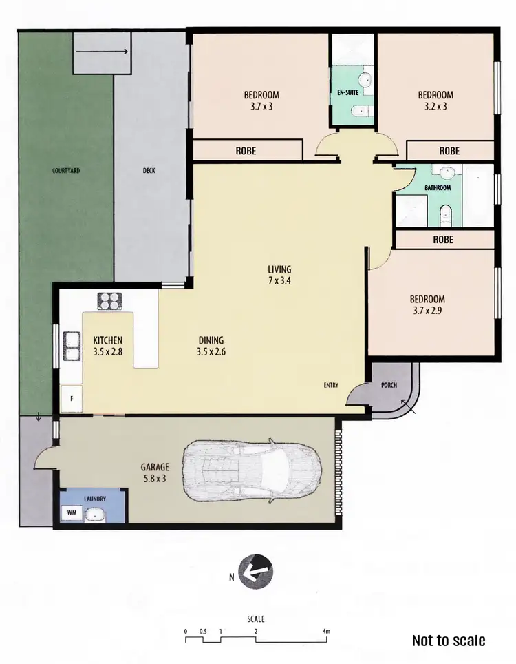 Floorplan of Homely villa listing, 2/14 Berith Street, Umina Beach NSW 2257