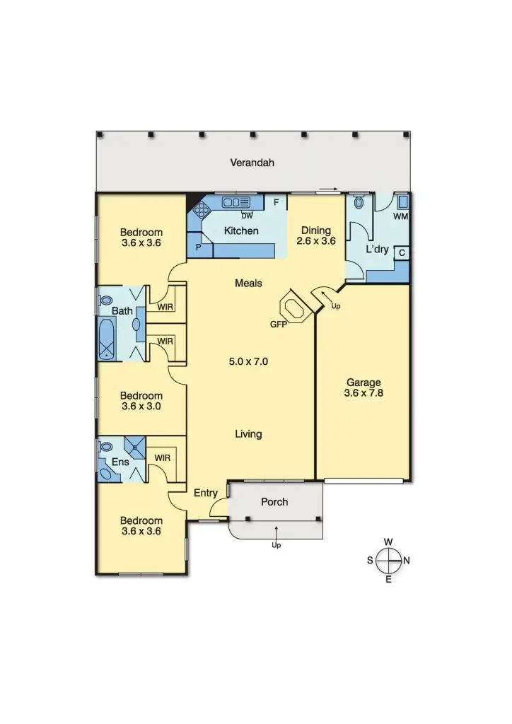 Floorplan of Homely house listing, 42 Lomica Drive, Hastings VIC 3915