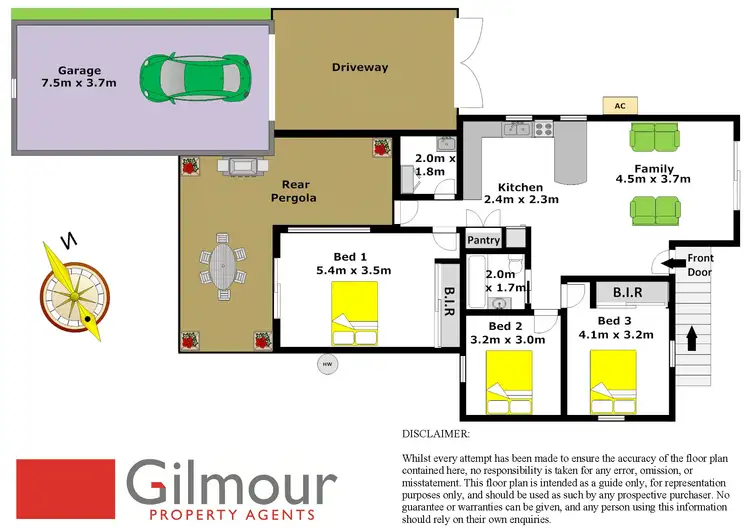 Floorplan of Homely house listing, 10 Dawn Drive, Seven Hills NSW 2147