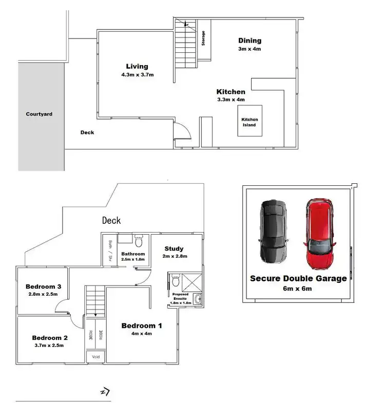 Floorplan of Homely house listing, 73 Broadwater, Saratoga NSW 2251