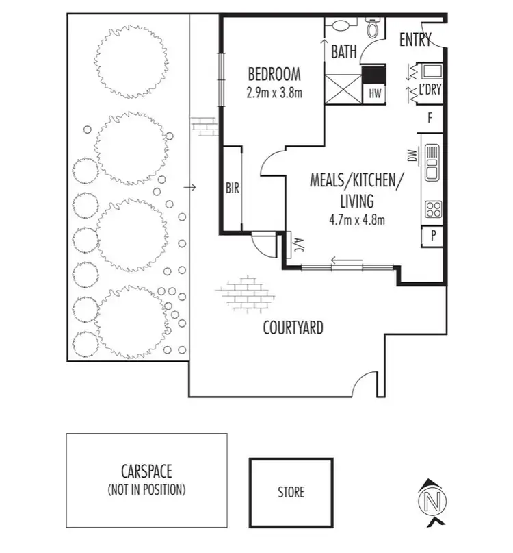 Floorplan of Homely apartment listing, 2/35 Childers Street, Mentone VIC 3194