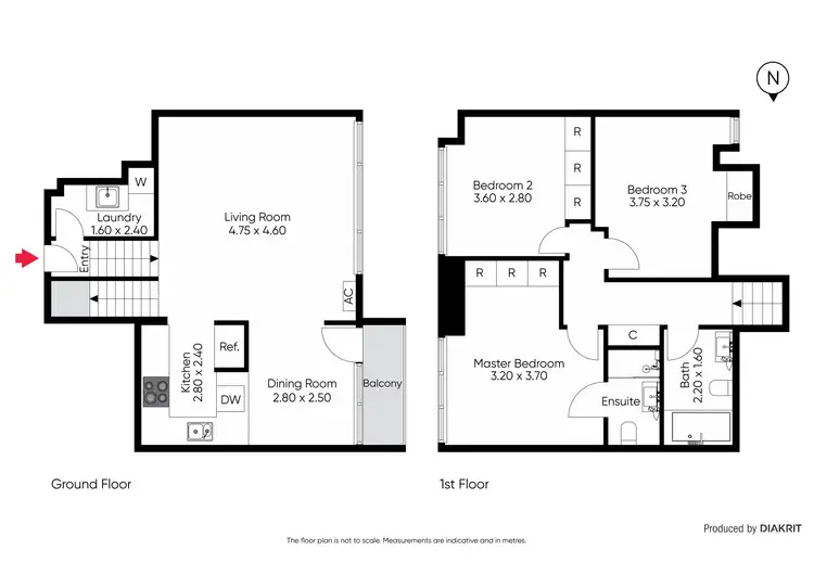 Floorplan of Homely townhouse listing, 34/343 Beaconsfield Parade, St Kilda West VIC 3182