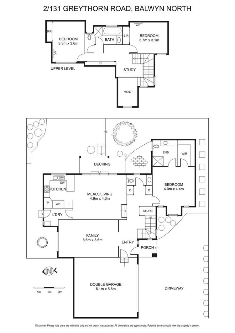 Floorplan of Homely townhouse listing, 2/131 Greythorn Road, Balwyn North VIC 3104