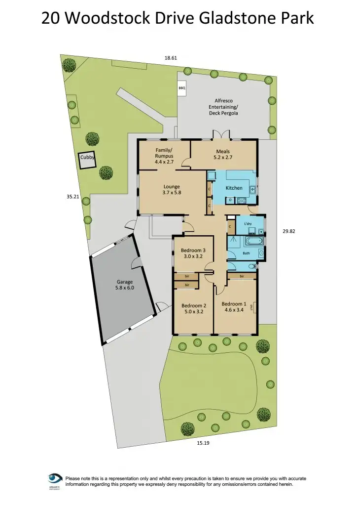 Floorplan of Homely house listing, 20 Woodstock Drive, Gladstone Park VIC 3043