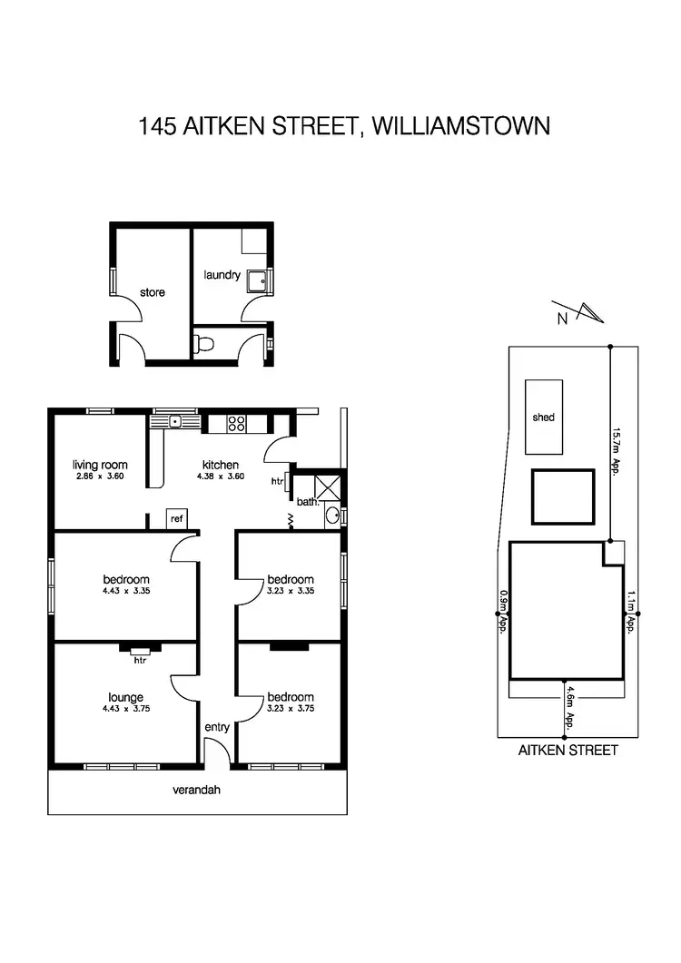 Floorplan of Homely house listing, 145 Aitken Street, Williamstown VIC 3016