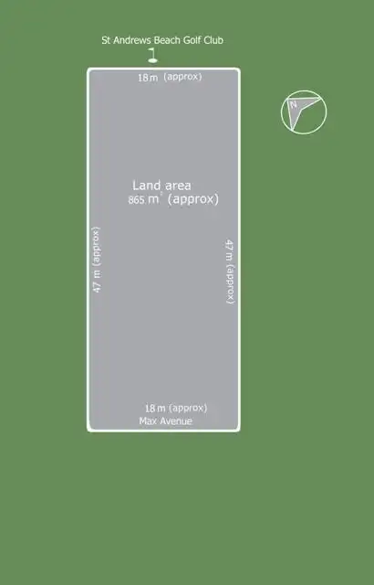 Floorplan of Homely land listing, 11 Max Avenue, St Andrews Beach VIC 3941