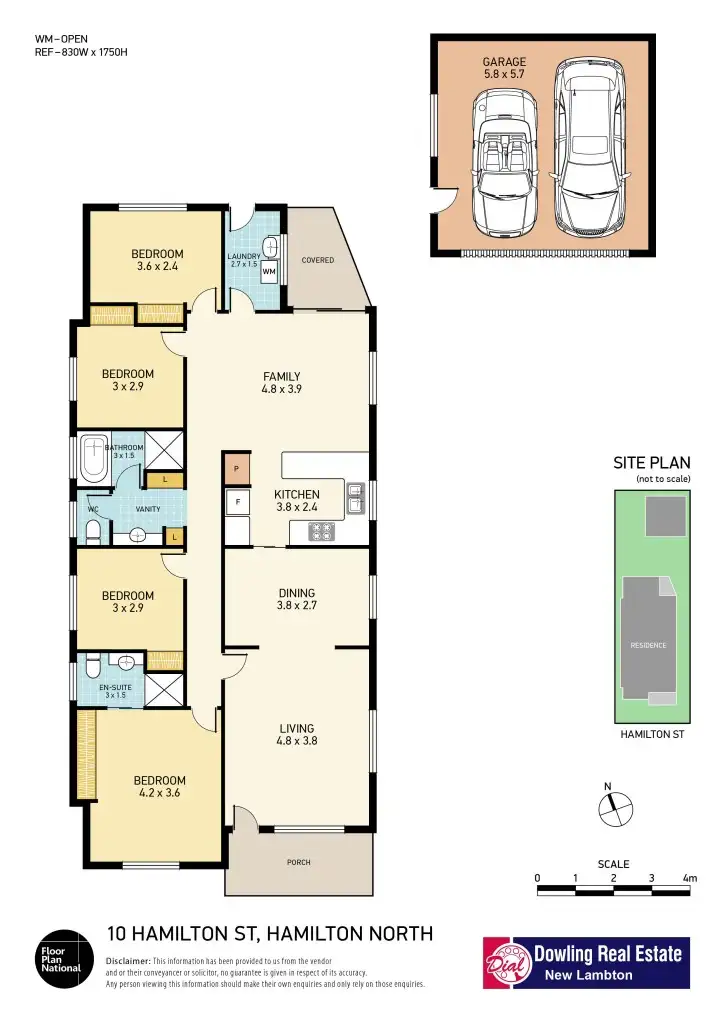 Floorplan of Homely house listing, 10 Hamilton Street, Hamilton North NSW 2292