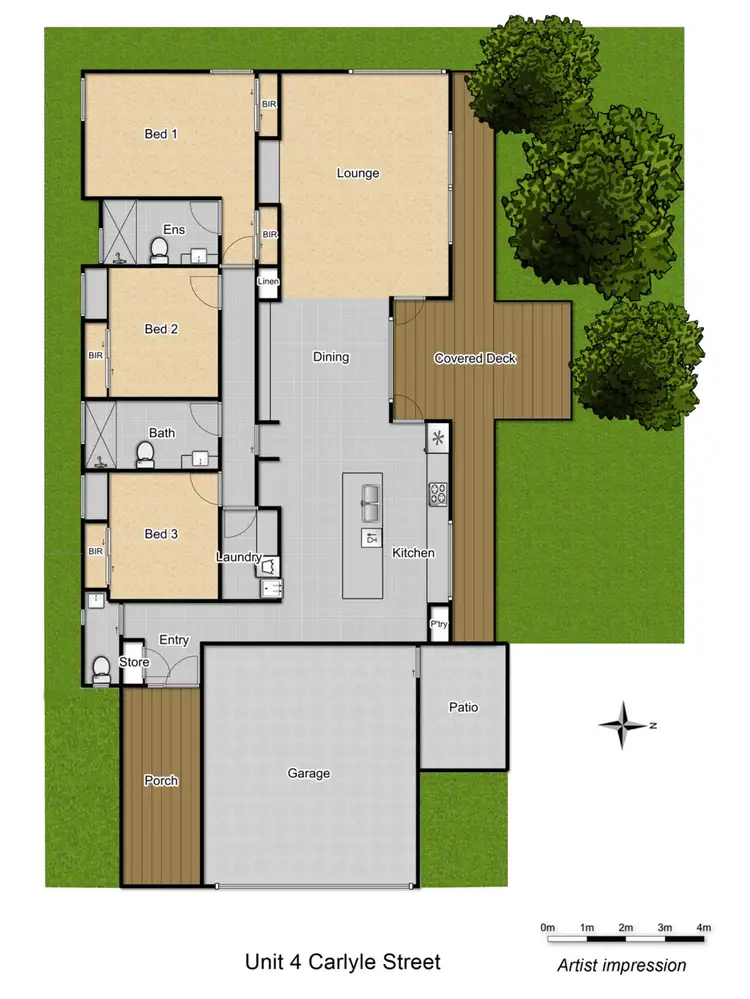 Floorplan of Homely unit listing, 4/9-11A Carlyle Street, Croydon VIC 3136