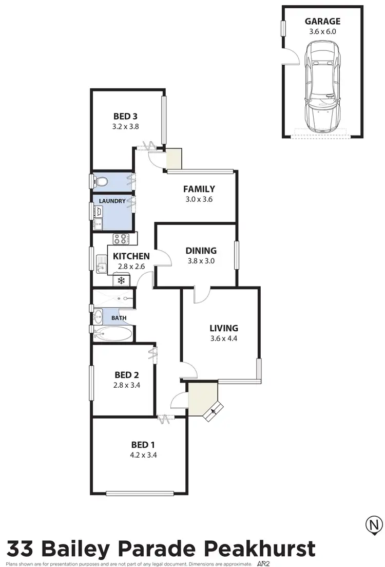 Floorplan of Homely house listing, 33 Bailey Parade, Peakhurst NSW 2210