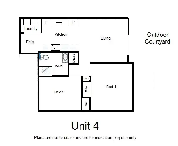 Floorplan of Homely unit listing, 4/81 Cathcart Street, Girards Hill NSW 2480