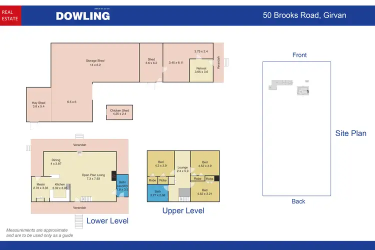Floorplan of Homely rural property listing, 50 Brooks Road, Girvan NSW 2425