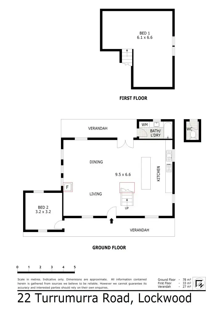 Floorplan of Homely house listing, 22 Turramurra Road, Lockwood VIC 3551