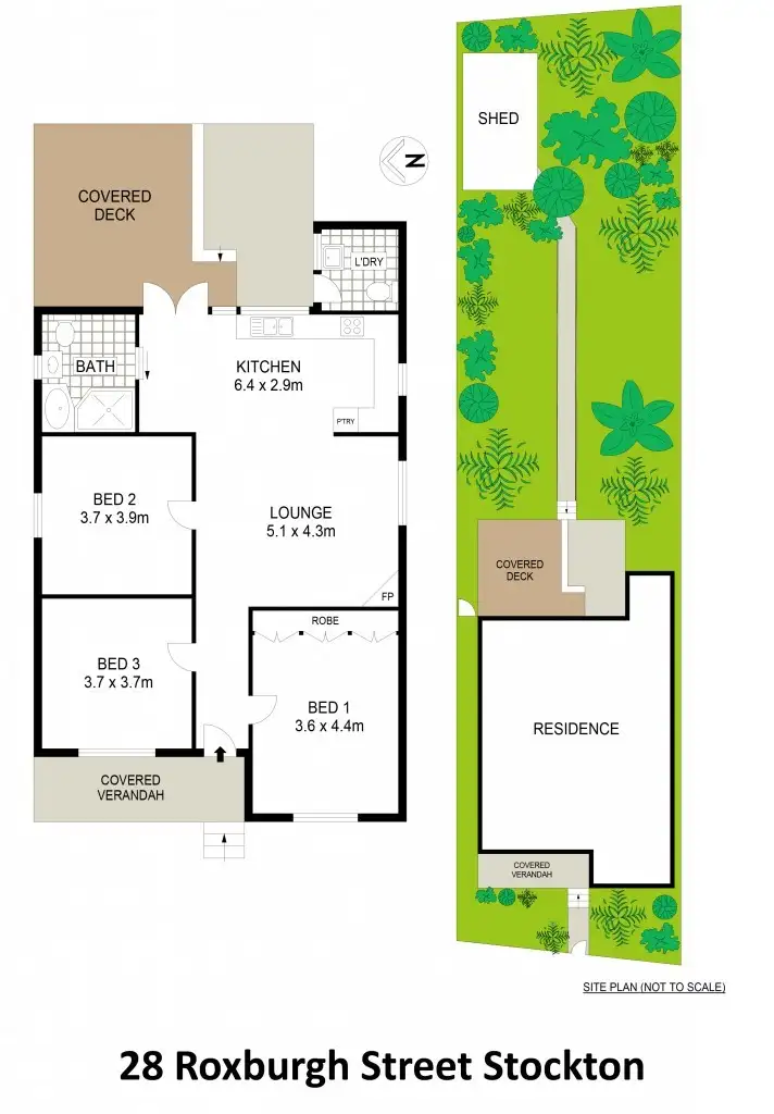 Floorplan of Homely house listing, 28 Roxburgh Street, Stockton NSW 2295