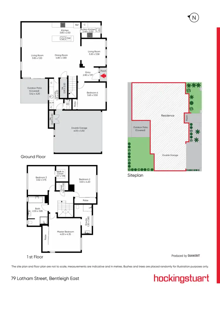 Floorplan of Homely house listing, 79 Latham Street, Bentleigh East VIC 3165