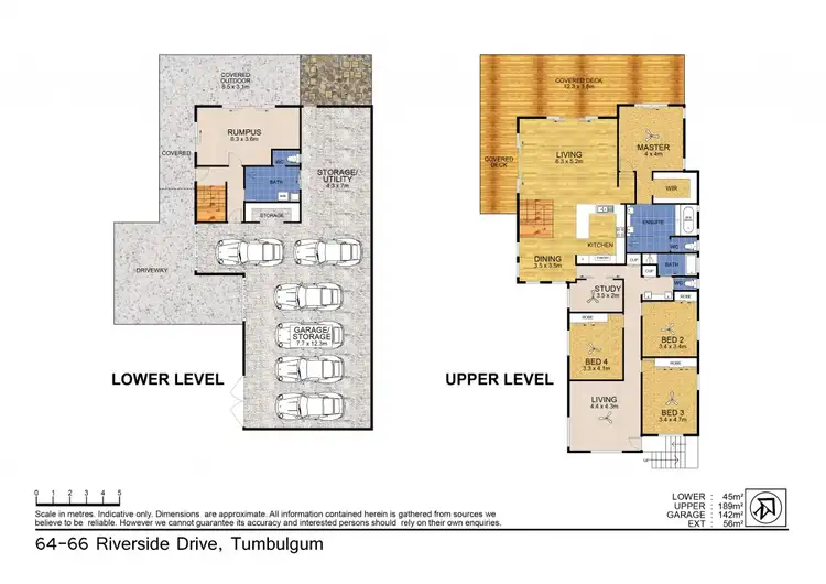 Floorplan of Homely house listing, 64-66 Riverside Drive, Tumbulgum NSW 2490