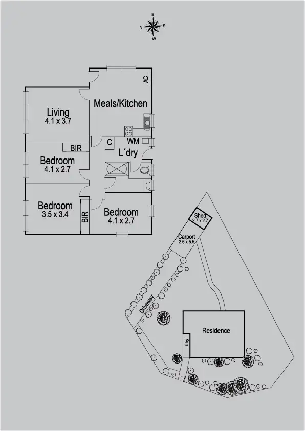 Floorplan of Homely house listing, 114 Bladin Street, Laverton VIC 3028