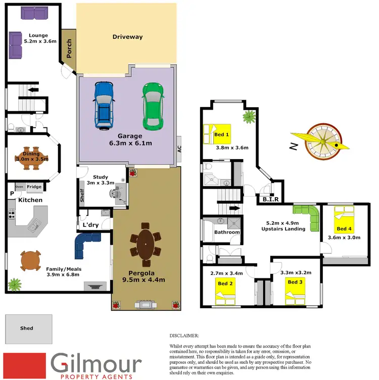 Floorplan of Homely house listing, 2 Bowness Court, Kellyville NSW 2155