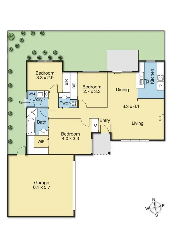 Floorplan of Homely unit listing, 2/1 Norma Road, Forest Hill VIC 3131
