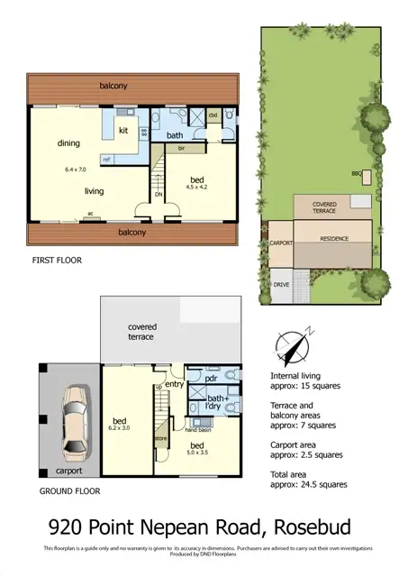 Floorplan of Homely house listing, 920 Point Nepean Road, Rosebud VIC 3939