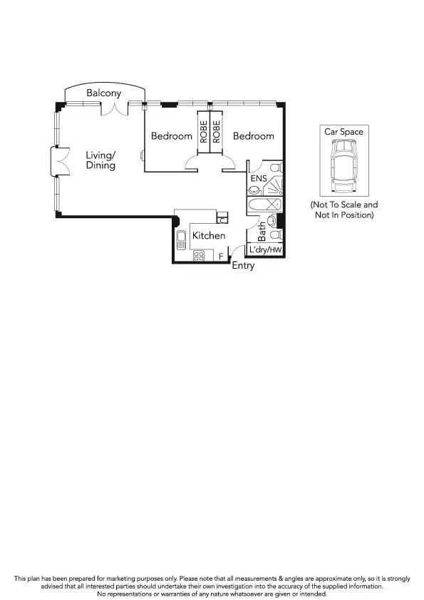 Floorplan of Homely apartment listing, 8/7 Drewery Lane, Melbourne VIC 3000