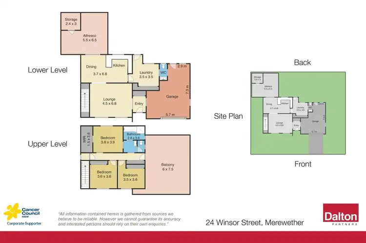 Floorplan of Homely house listing, 24 Winsor Street, Merewether NSW 2291