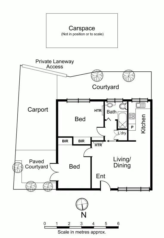 Floorplan of Homely apartment listing, 3/16 Fulton Street, Armadale VIC 3143
