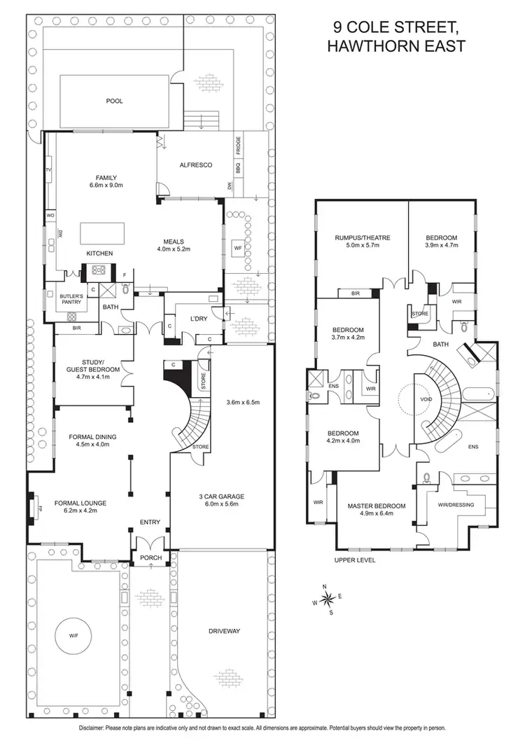 Floorplan of Homely house listing, 9 Cole Street, Hawthorn East VIC 3123