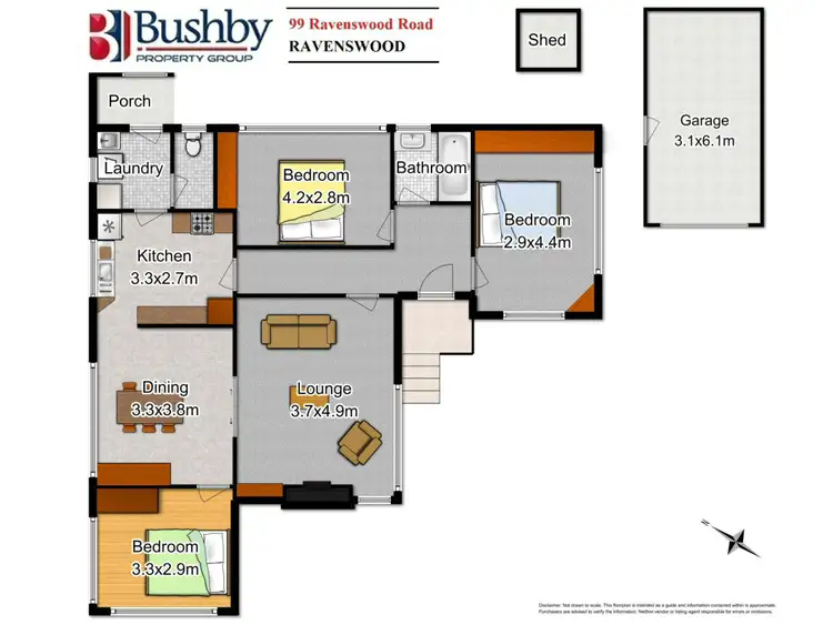 Floorplan of Homely house listing, 99 Ravenswood Road, Ravenswood TAS 7250