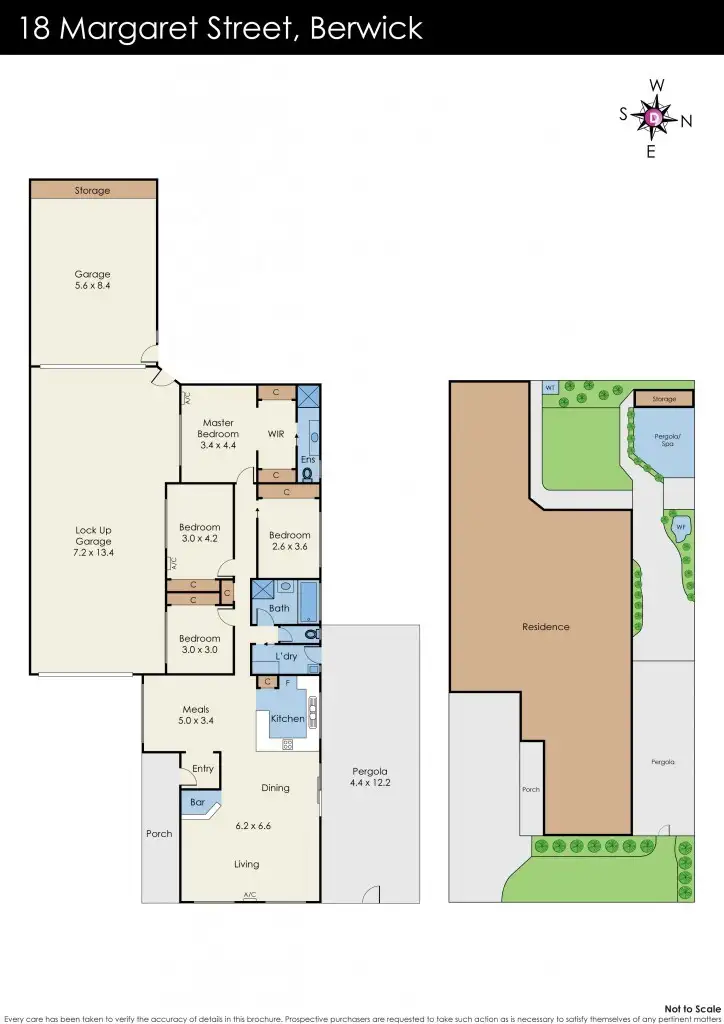 Floorplan of Homely house listing, 18 Margaret Street, Berwick VIC 3806