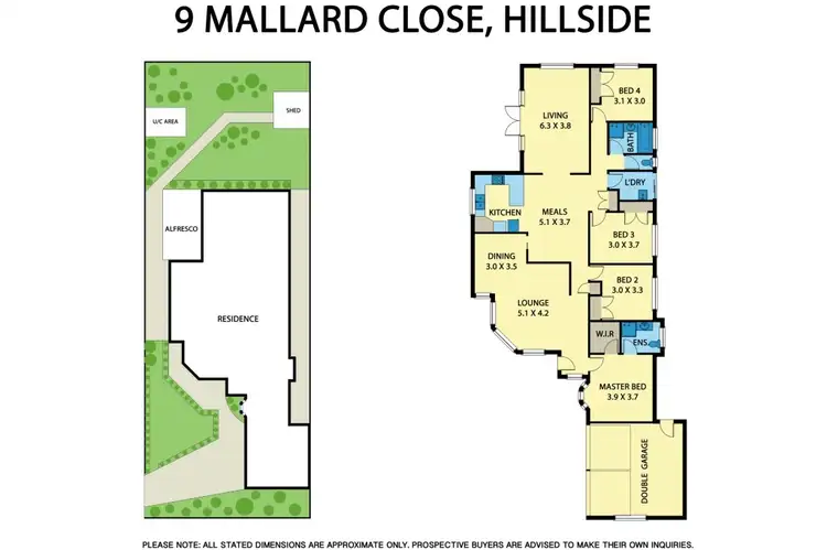Floorplan of Homely house listing, 9 Mallard Close, Hillside VIC 3037