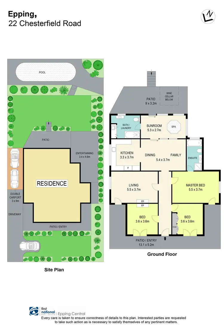 Floorplan of Homely house listing, 22 Chesterfield Road, Epping NSW 2121