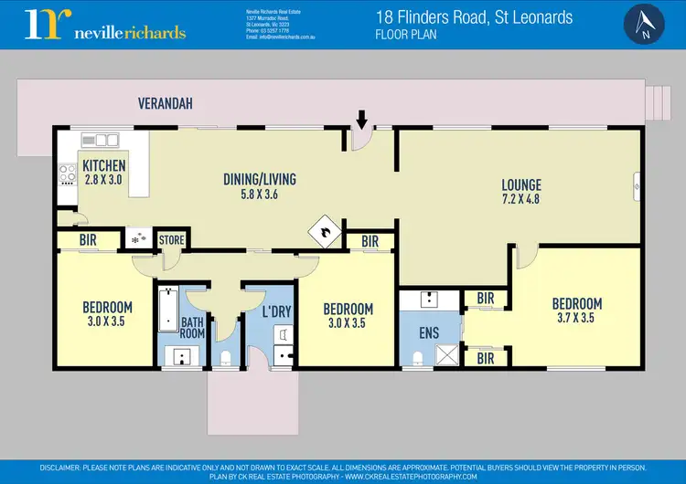 Floorplan of Homely house listing, 18 Flinders Road, St Leonards VIC 3223