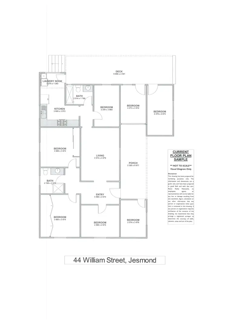 Floorplan of Homely house listing, 44 William Street, Jesmond NSW 2299