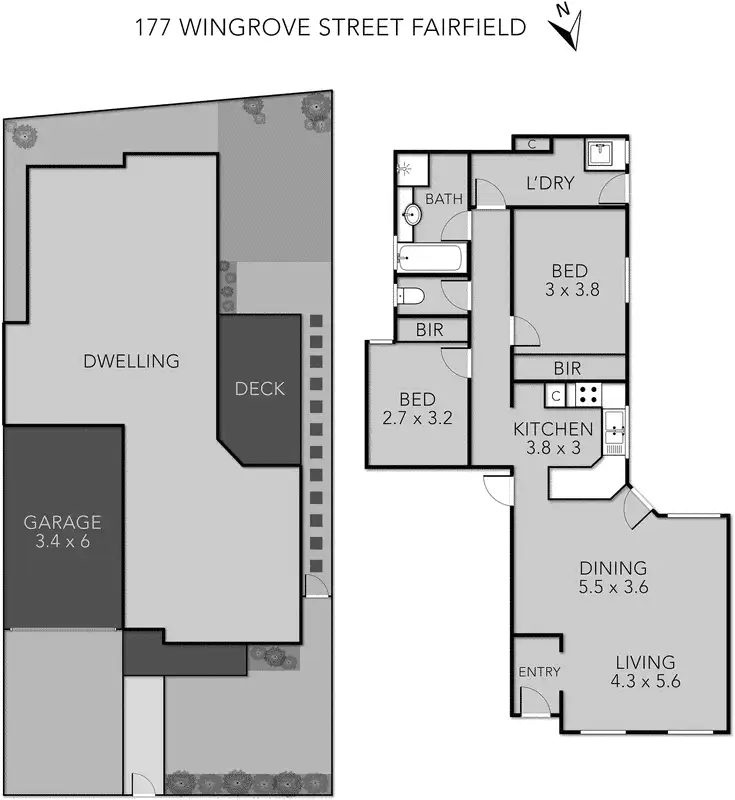 Floorplan of Homely house listing, 177 Wingrove Street, Fairfield VIC 3078