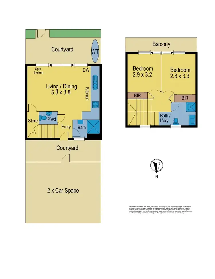 Floorplan of Homely townhouse listing, 21 Waxflower Crescent, Bundoora VIC 3083