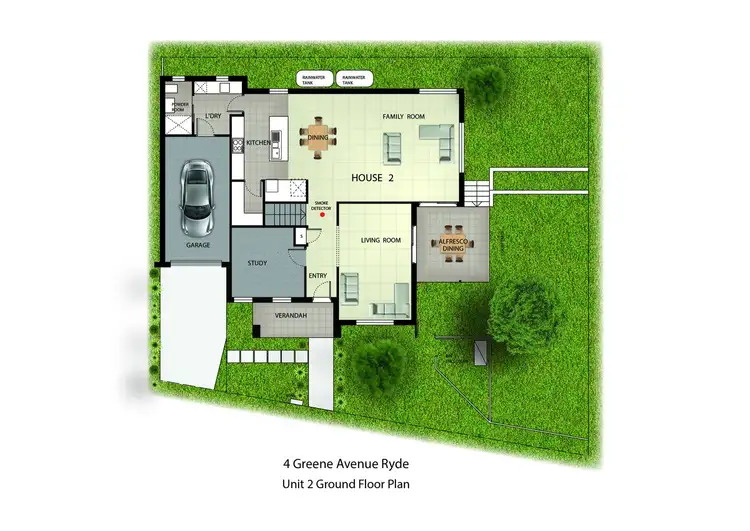 Floorplan of Homely house listing, 4A GREENE AVENUE, Ryde NSW 2112