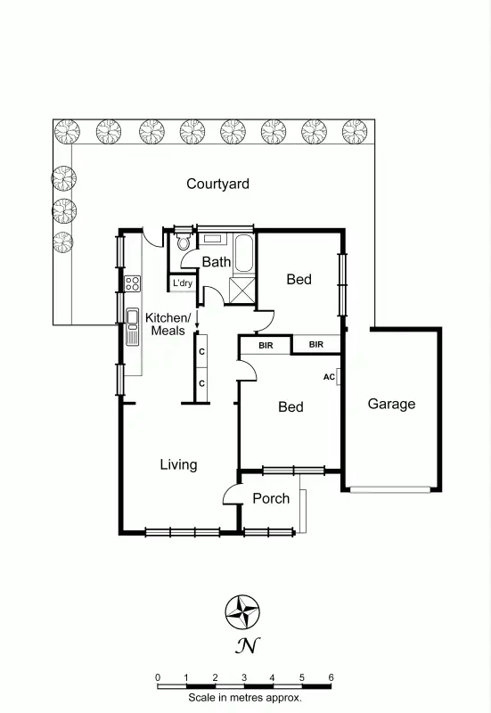 Floorplan of Homely unit listing, 2/16 Rigby Avenue, Carnegie VIC 3163
