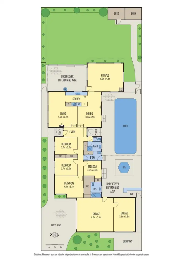 Floorplan of Homely house listing, 218 Wilsons Road, Whittington VIC 3219