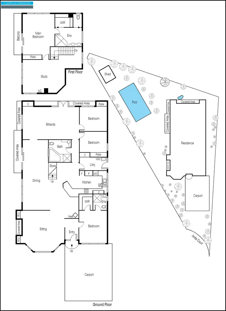 Floorplan of Homely house listing, 6 Anita Court, Mordialloc VIC 3195