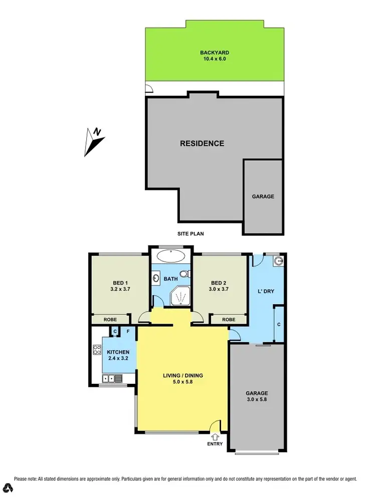 Floorplan of Homely villa listing, 6/123 Elizabeth Drive, Liverpool NSW 2170