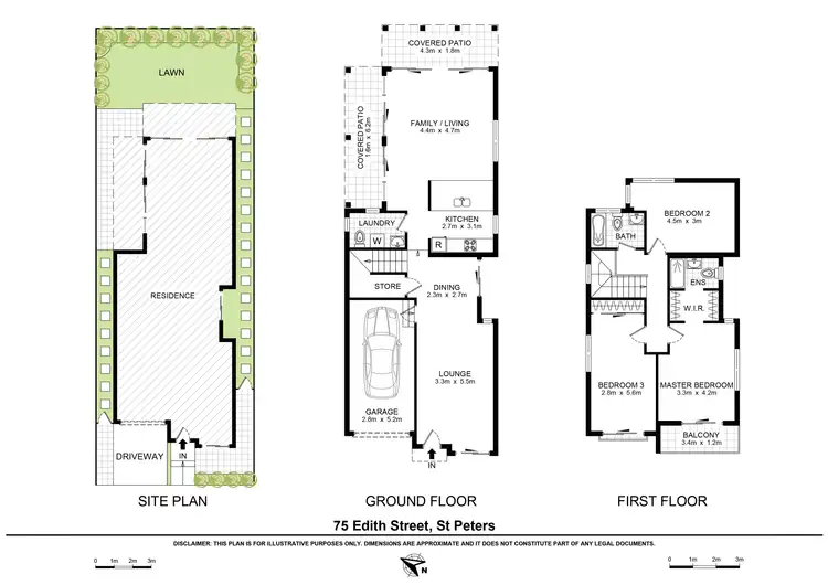 Floorplan of Homely house listing, 75 Edith Street, St Peters NSW 2044