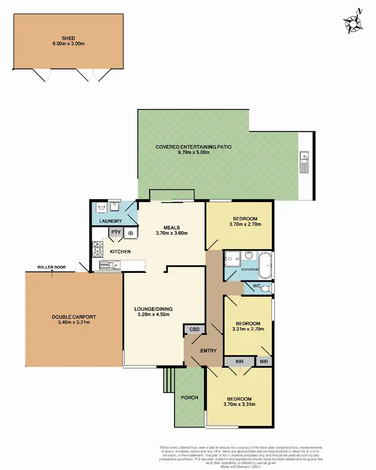 Floorplan of Homely house listing, 11 Whitehaven Crescent, Noble Park North VIC 3174