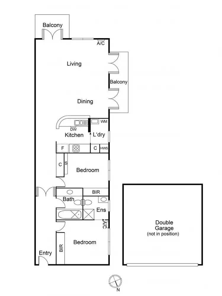 Floorplan of Homely apartment listing, 6/1 Walsh Street, South Yarra VIC 3141