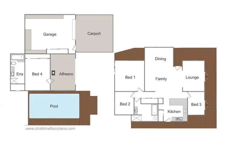 Floorplan of Homely house listing, 8 Ultimo Street, Mansfield VIC 3722