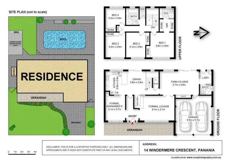Floorplan of Homely house listing, 14 Windermere Crescent, Panania NSW 2213