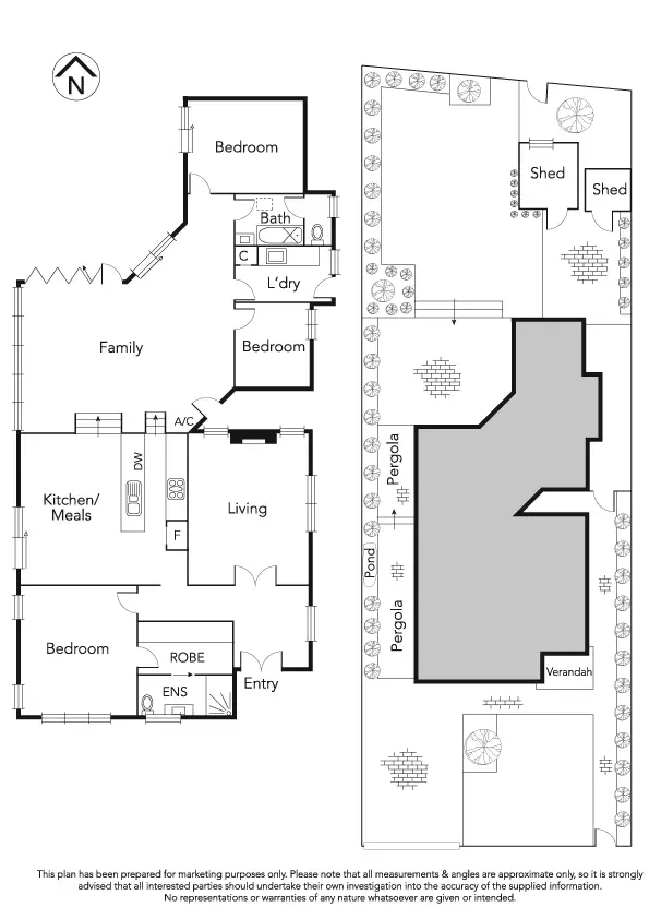 Floorplan of Homely house listing, 33 Ferguson Street, Brighton East VIC 3187