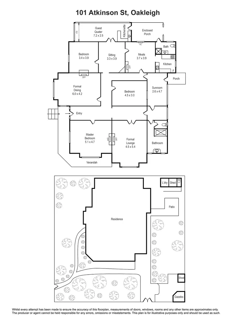 Floorplan of Homely house listing, 101 Atkinson Street, Oakleigh VIC 3166