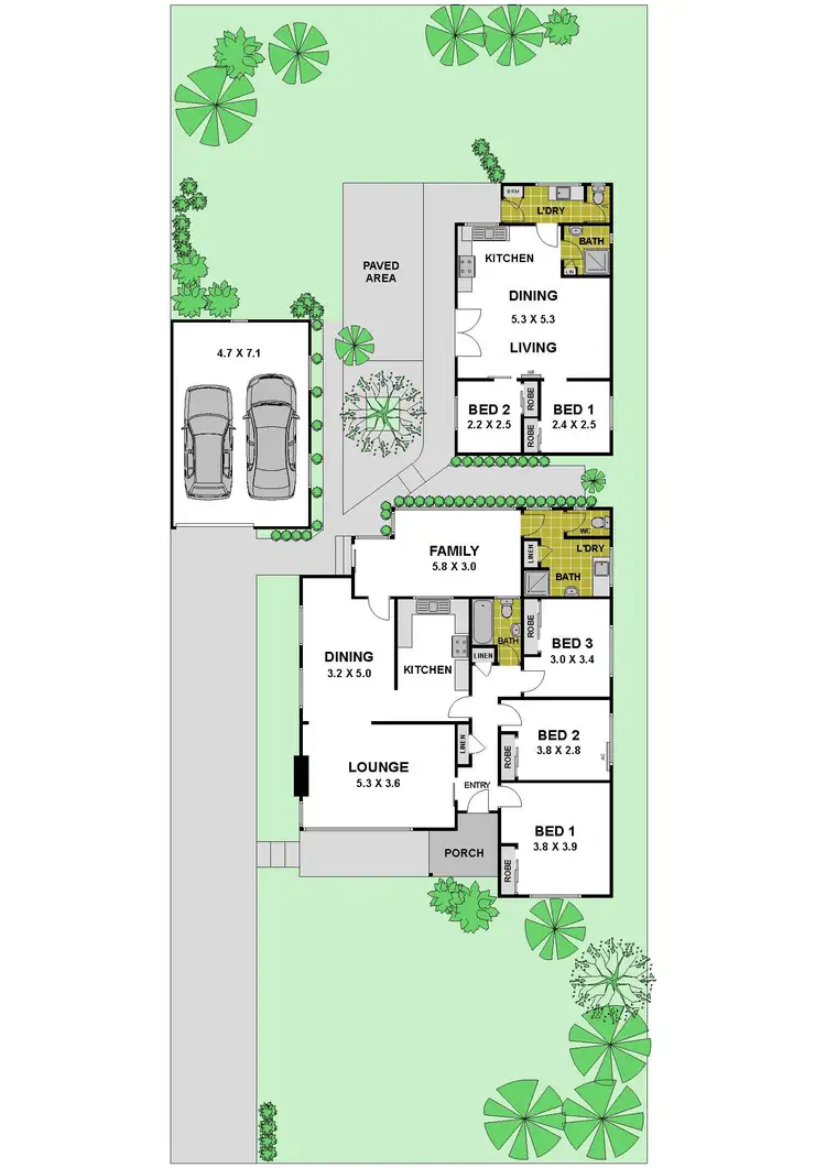 Floorplan of Homely house listing, 65 Raleigh Street, Westmeadows VIC 3049
